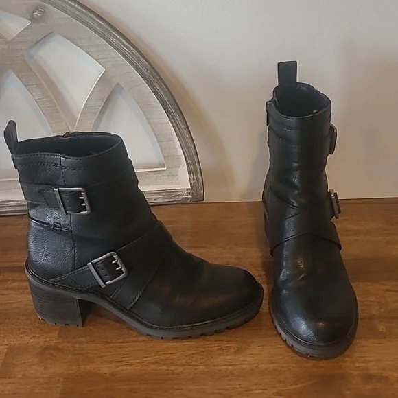 Zodiac black Gavin heeled boots - Picture 1 of 12